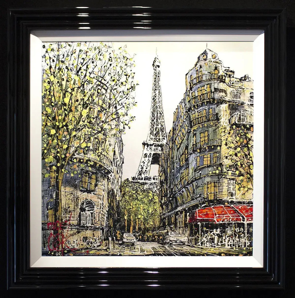 La Tour Eiffel - SOLD by artist Nigel Cooke - Wyecliffe Galleries