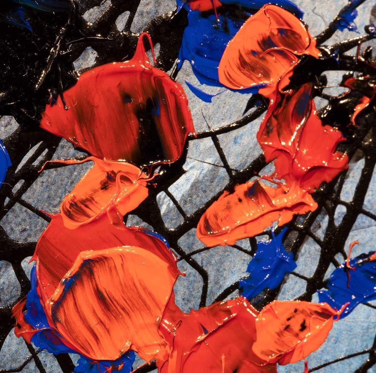 Lady in Red - Original - SOLD by artist Nigel Cooke - Wyecliffe Galleries