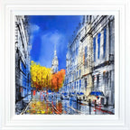 Lady in the Red Dress - SOLD by artist Nigel Cooke - Wyecliffe Galleries