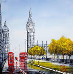 Legacies of London - Original - SOLD by artist Nigel Cooke - Wyecliffe Galleries