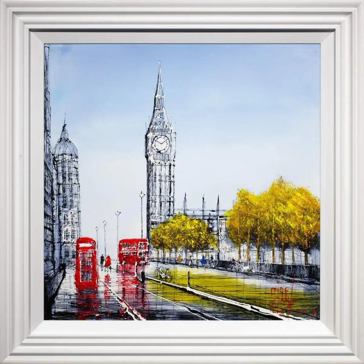 Legacies of London - Original - SOLD by artist Nigel Cooke - Wyecliffe Galleries