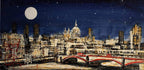 London By Night - SOLD by artist Nigel Cooke - Wyecliffe Galleries