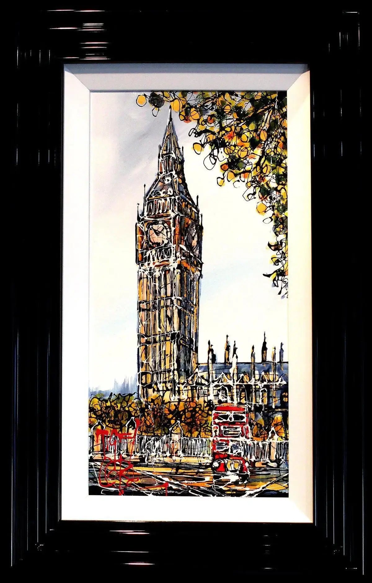 London Calling - SOLD by artist Nigel Cooke - Wyecliffe Galleries