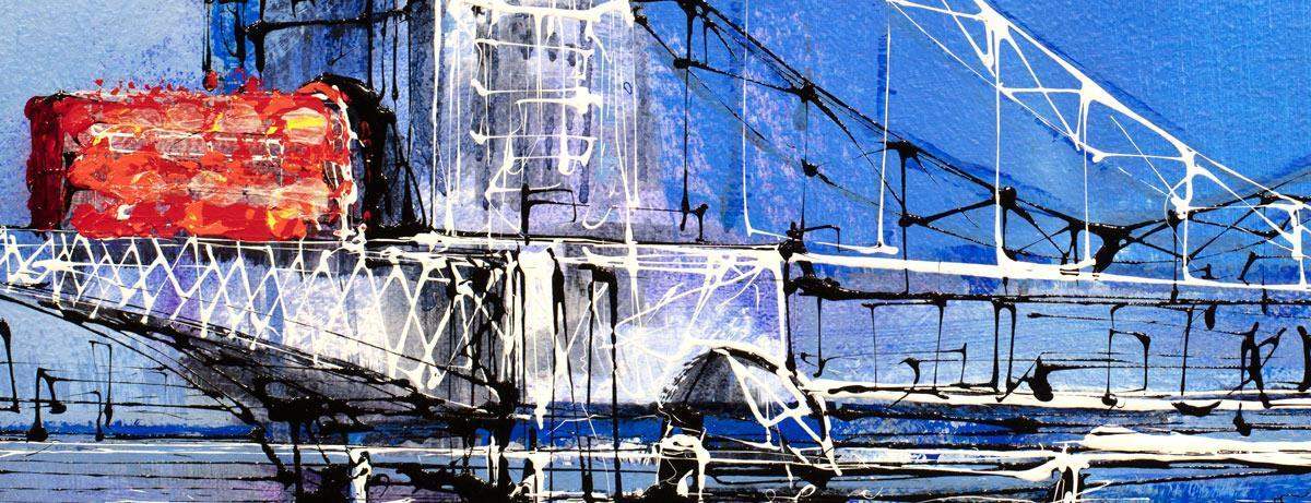 London Freeze - SOLD by artist Nigel Cooke - Wyecliffe Galleries