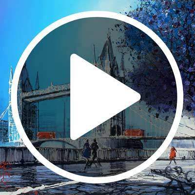 London Hues - SOLD by artist Nigel Cooke - Wyecliffe Galleries