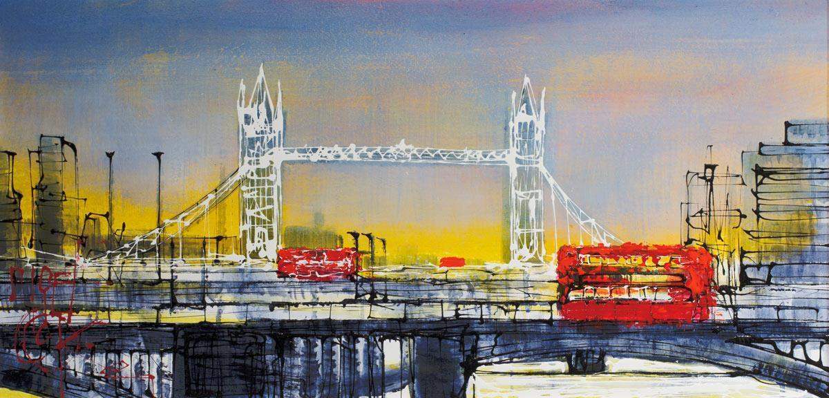 London Wakes - Original - SOLD by artist Nigel Cooke - Wyecliffe Galleries