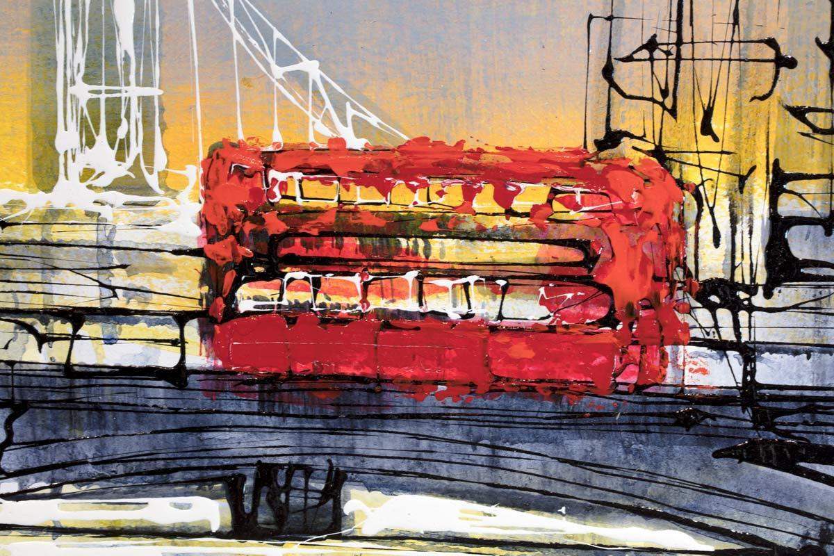 London Wakes - Original - SOLD by artist Nigel Cooke - Wyecliffe Galleries