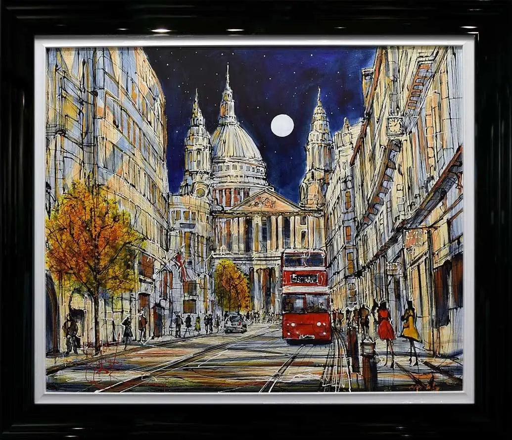 Ludgate Hill - SOLD by artist Nigel Cooke - Wyecliffe Galleries