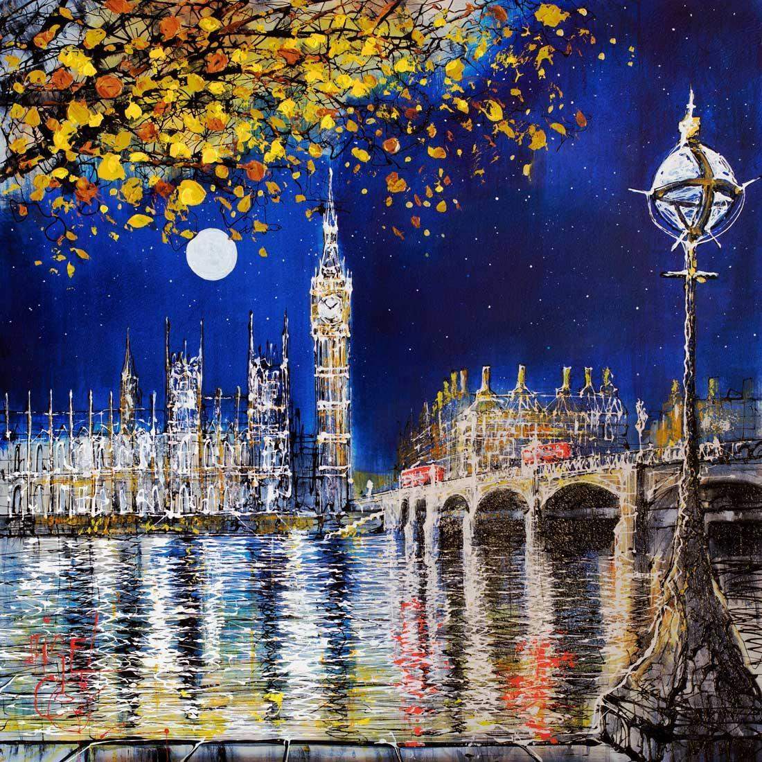 Midnight Adventure - Original - SOLD by artist Nigel Cooke - Wyecliffe Galleries