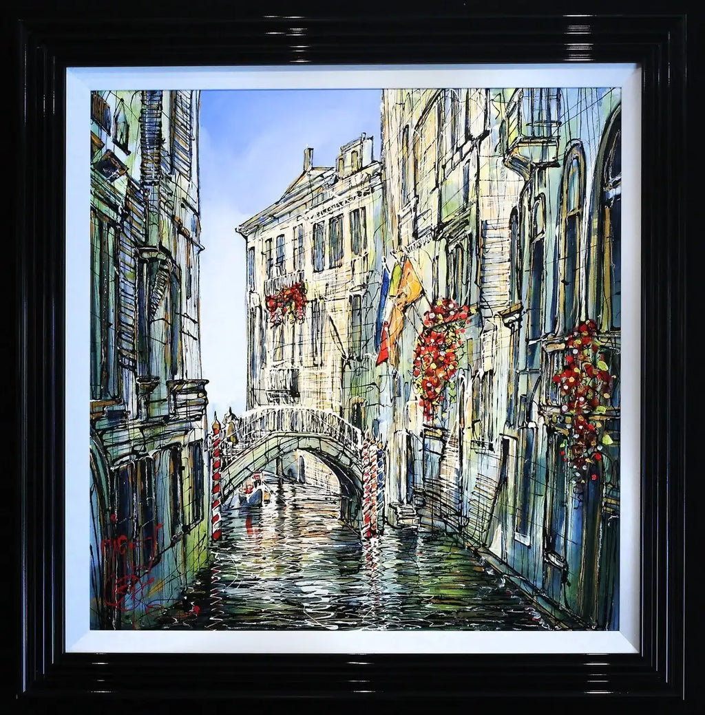 On the Water, Venice - SOLD by artist Nigel Cooke - Wyecliffe Galleries