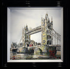 Over Tower Bridge by artist Nigel Cooke - Wyecliffe Galleries