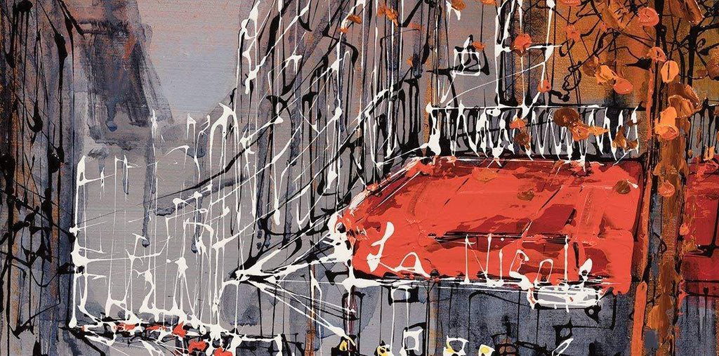 Paint The Town Red - Original - SOLD by artist Nigel Cooke - Wyecliffe Galleries