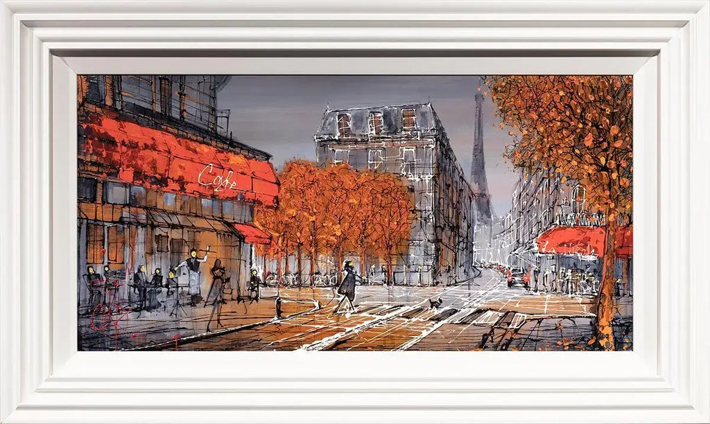 Paint The Town Red - Original - SOLD by artist Nigel Cooke - Wyecliffe Galleries