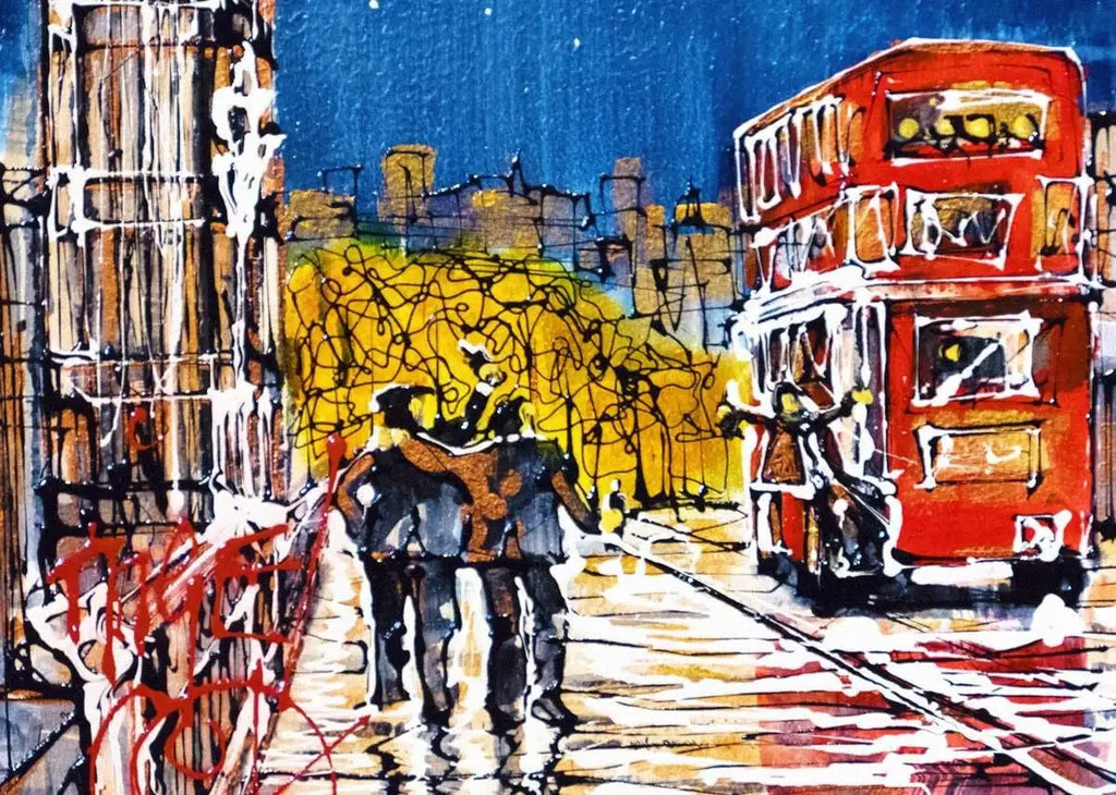 Paint the Town - SOLD by artist Nigel Cooke - Wyecliffe Galleries