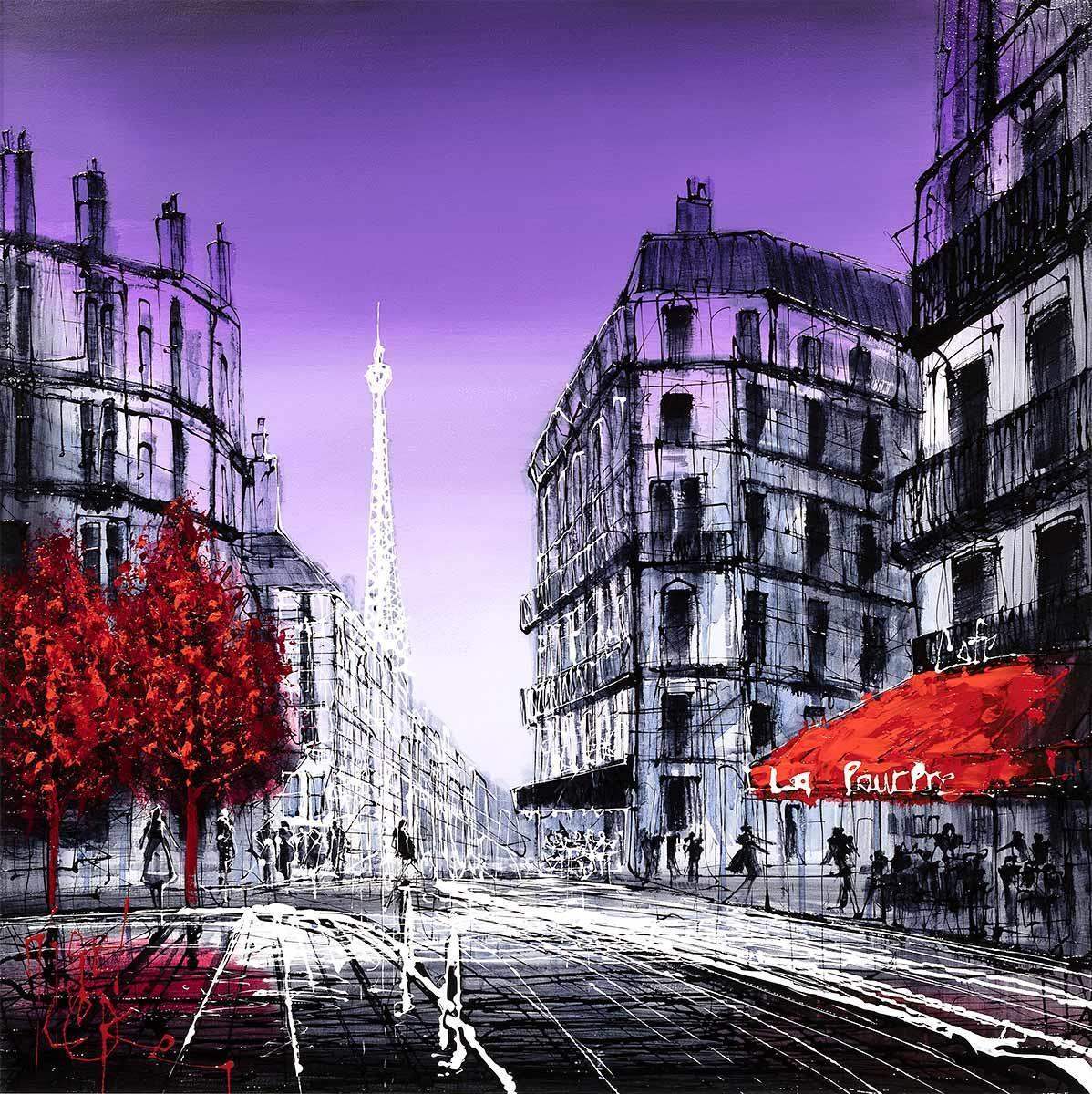 Paris Dreaming - SOLD by artist Nigel Cooke - Wyecliffe Galleries