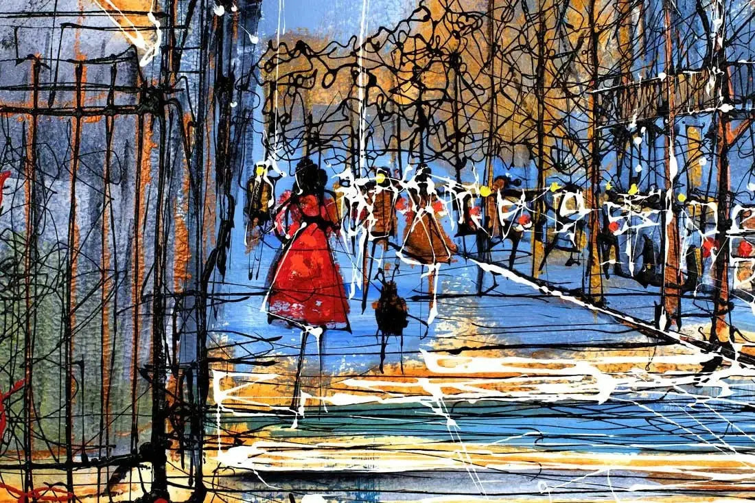 Parisian Chic - SOLD by artist Nigel Cooke - Wyecliffe Galleries