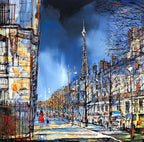Parisian Chic - SOLD by artist Nigel Cooke - Wyecliffe Galleries