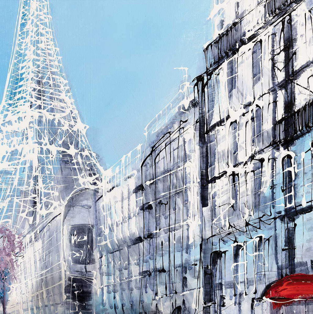 Parisian Winter - Original - SOLD by artist Nigel Cooke - Wyecliffe Galleries