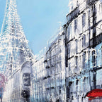 Parisian Winter - Original - SOLD by artist Nigel Cooke - Wyecliffe Galleries