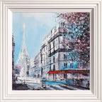 Parisian Winter - Original - SOLD by artist Nigel Cooke - Wyecliffe Galleries