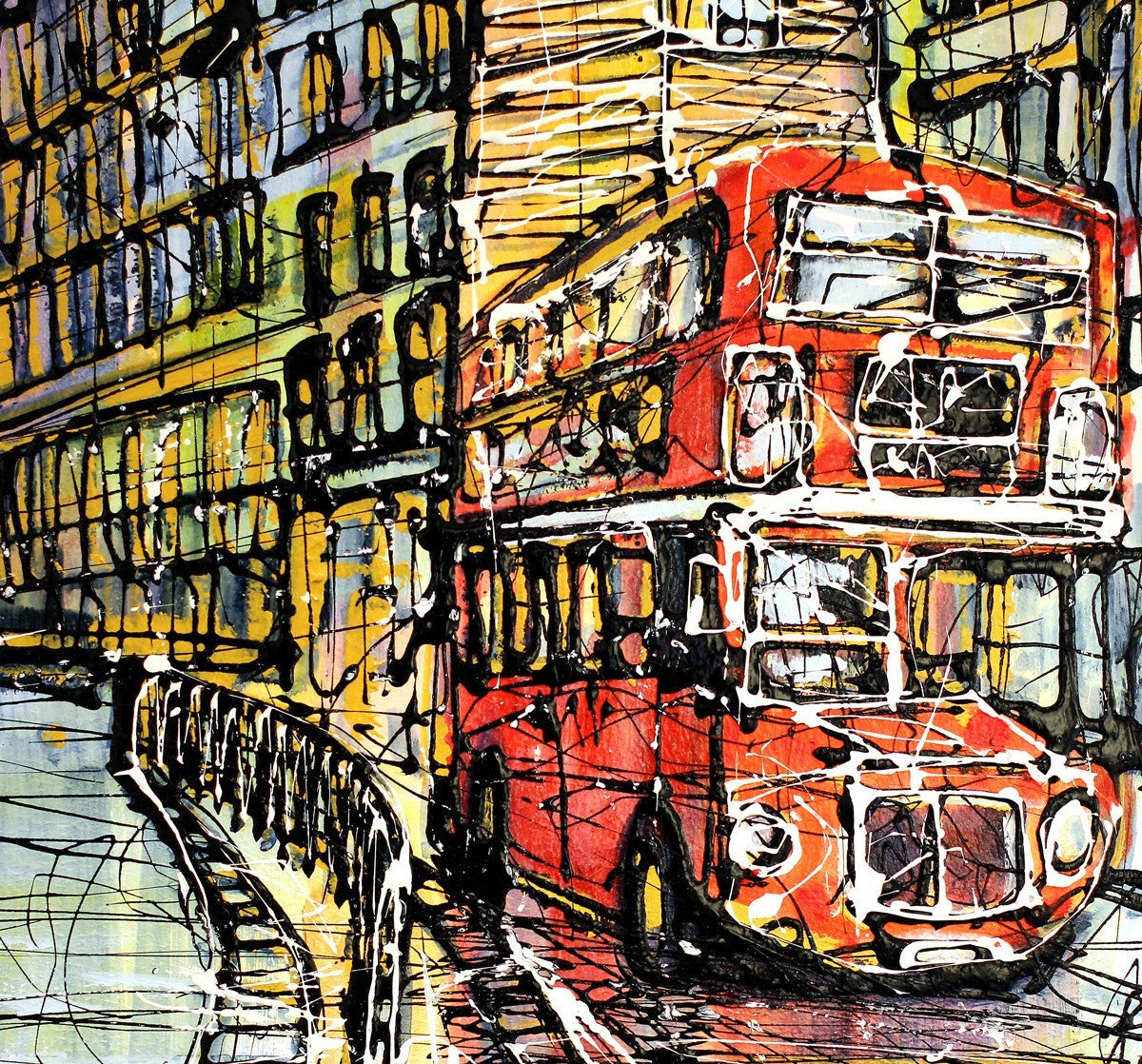 Passing Routemaster - SOLD Nigel Cooke