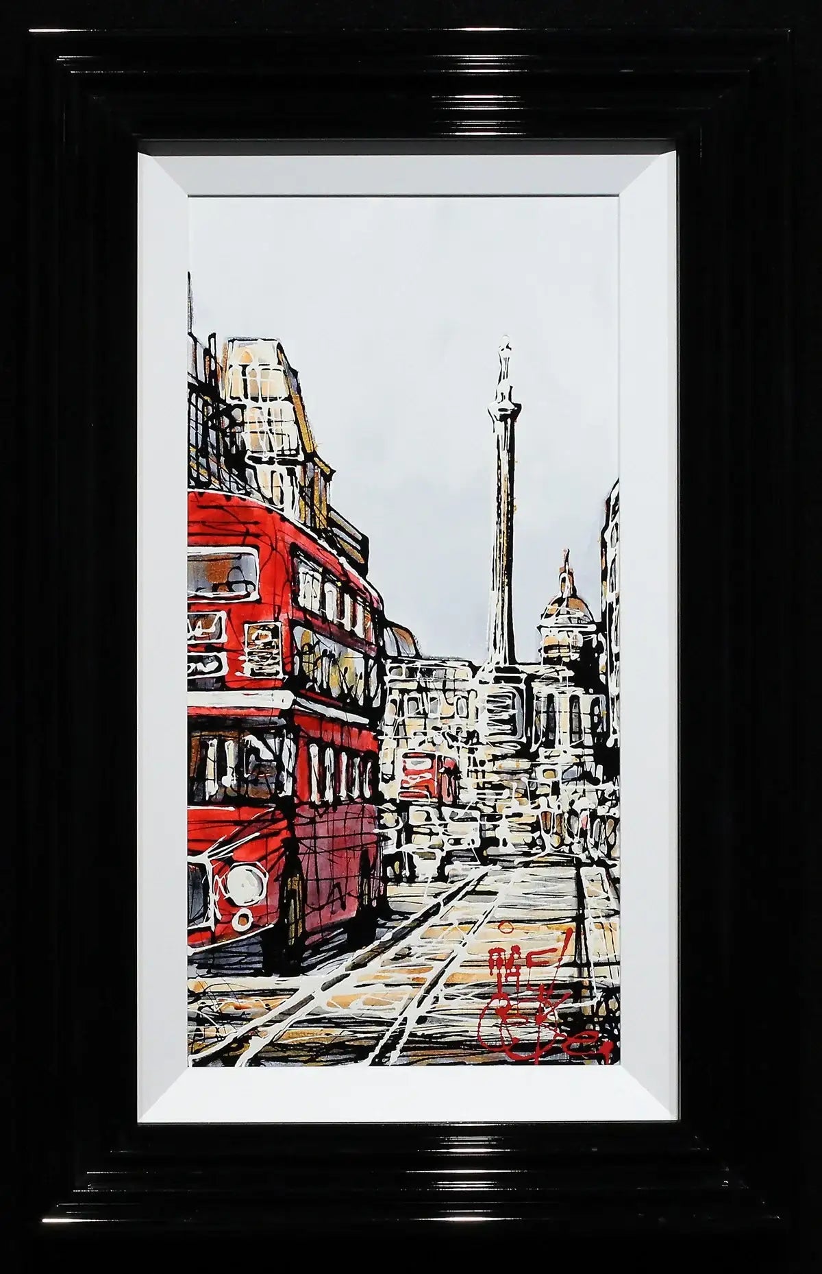Passing Trafalgar - SOLD by artist Nigel Cooke - Wyecliffe Galleries