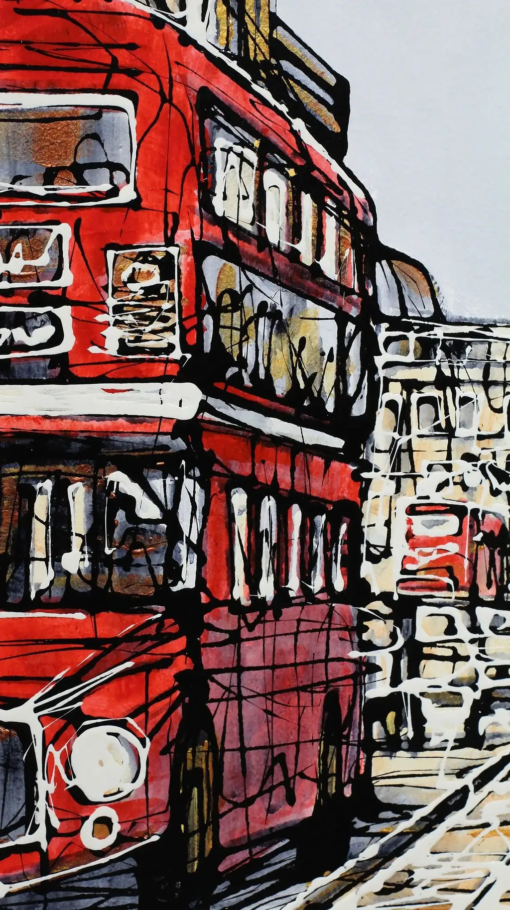 Passing Trafalgar - SOLD by artist Nigel Cooke - Wyecliffe Galleries