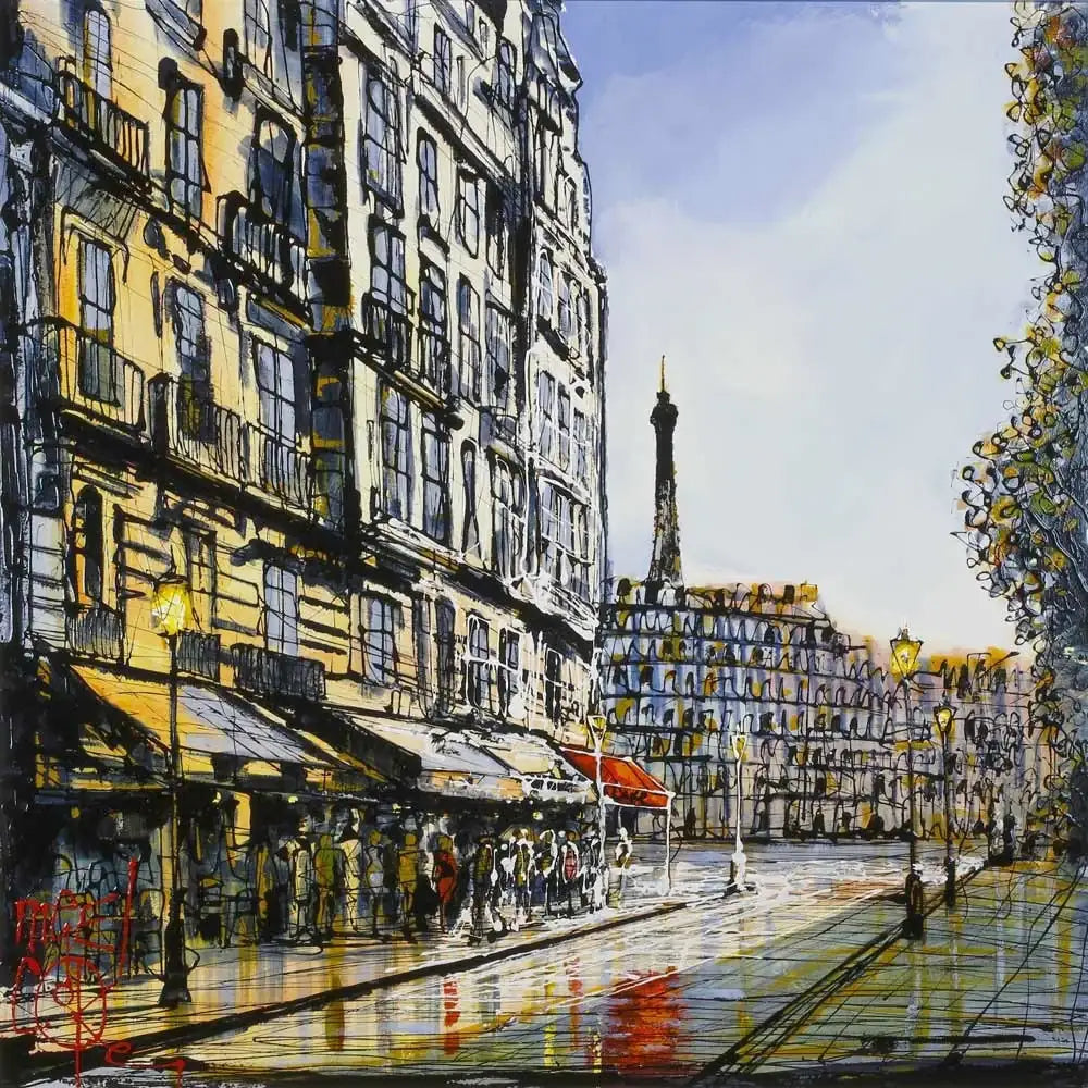 Petit Dejeuner - SOLD by artist Nigel Cooke - Wyecliffe Galleries