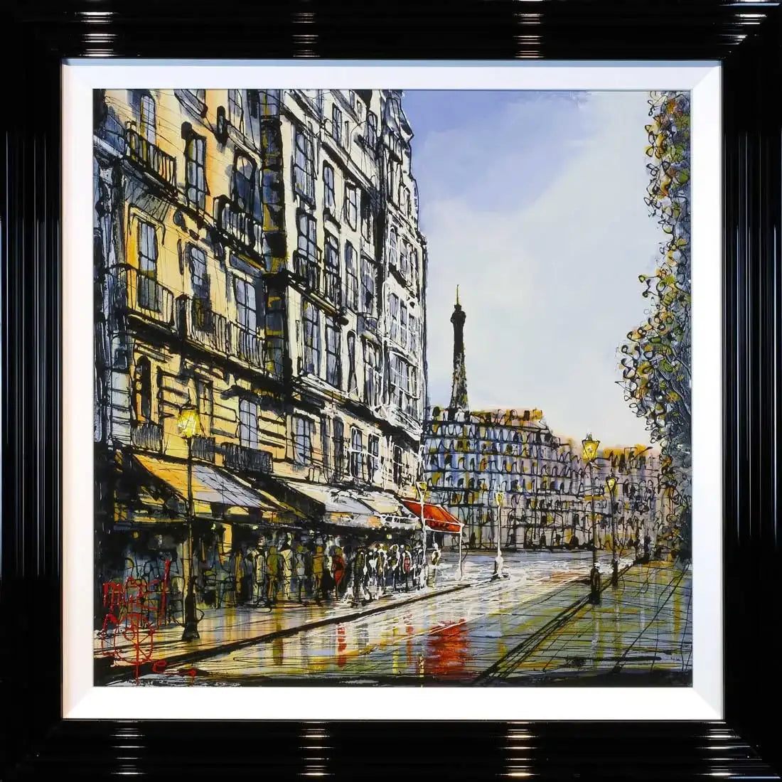 Petit Dejeuner - SOLD by artist Nigel Cooke - Wyecliffe Galleries