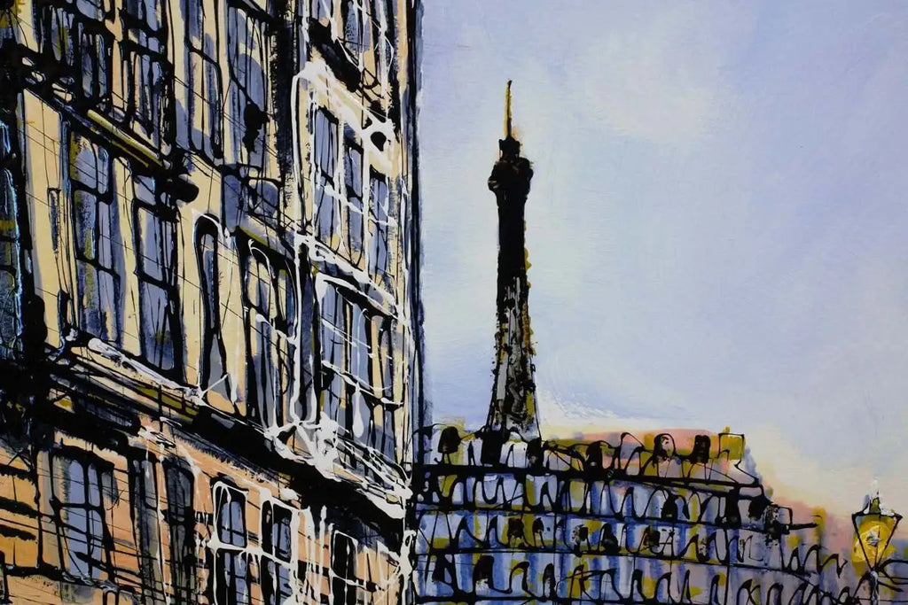 Petit Dejeuner - SOLD by artist Nigel Cooke - Wyecliffe Galleries