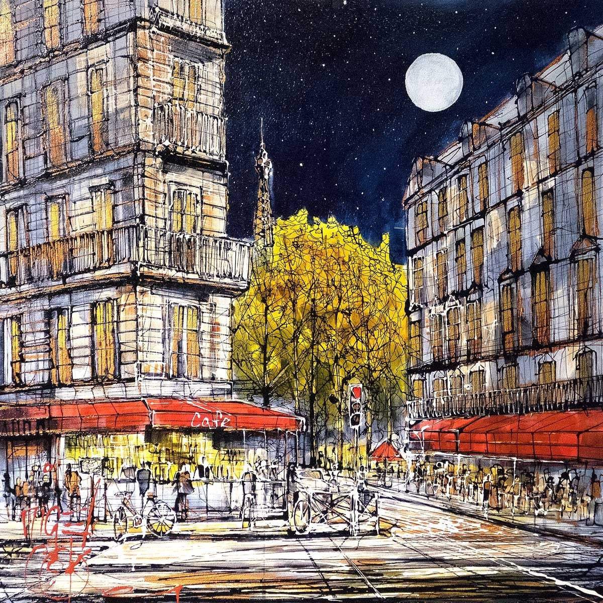 Piazza - SOLD by artist Nigel Cooke - Wyecliffe Galleries