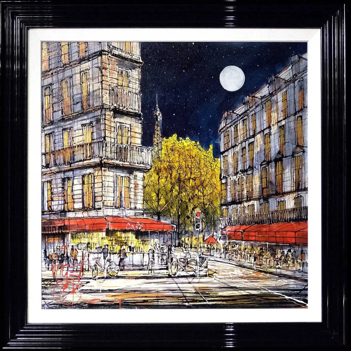 Piazza - SOLD by artist Nigel Cooke - Wyecliffe Galleries