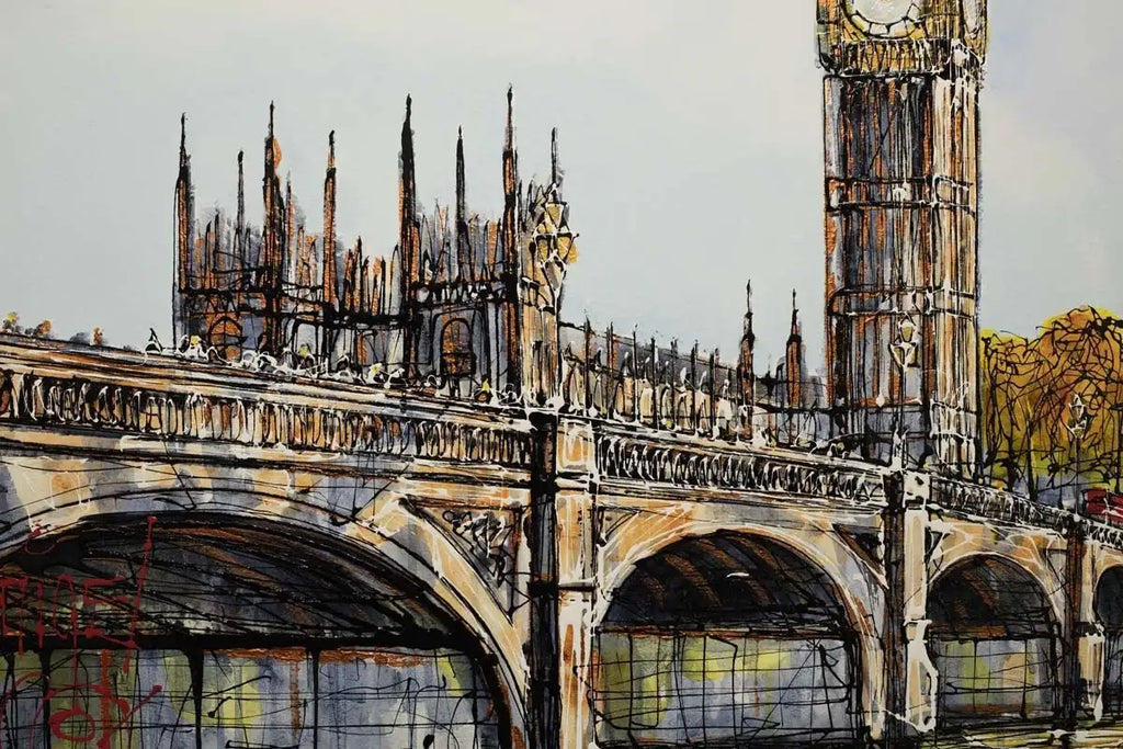 Pulse Of The City - SOLD by artist Nigel Cooke - Wyecliffe Galleries