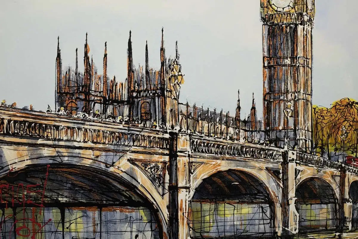 Pulse Of The City - SOLD by artist Nigel Cooke - Wyecliffe Galleries