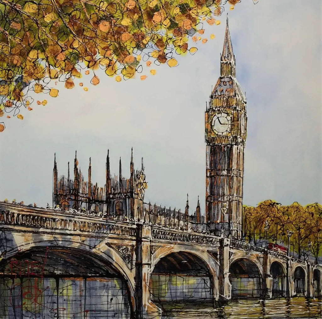 Pulse Of The City - SOLD by artist Nigel Cooke - Wyecliffe Galleries