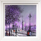 Purple Days - Original - SOLD by artist Nigel Cooke - Wyecliffe Galleries