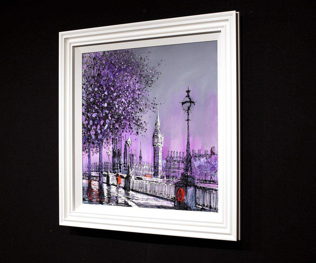 Purple Days - Original - SOLD by artist Nigel Cooke - Wyecliffe Galleries