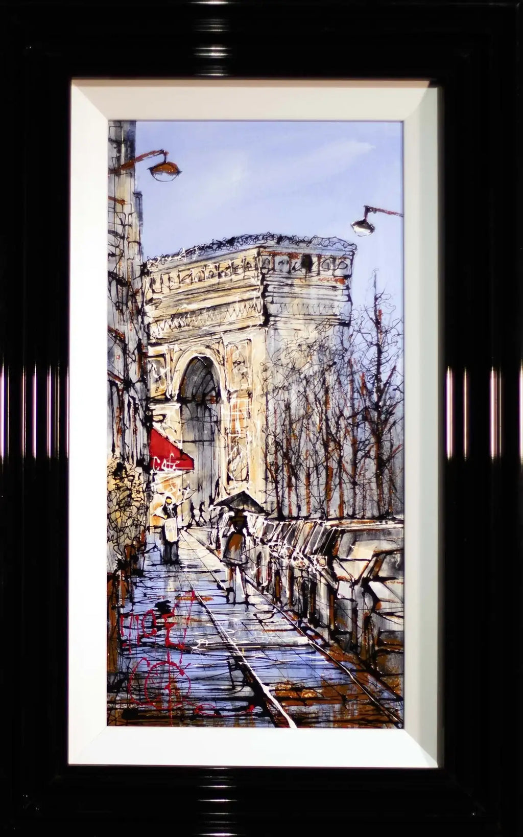 Rain Won't Ruin the View - SOLD by artist Nigel Cooke - Wyecliffe Galleries