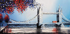 Reflection At Tower Bridge - Original - SOLD by artist Nigel Cooke - Wyecliffe Galleries