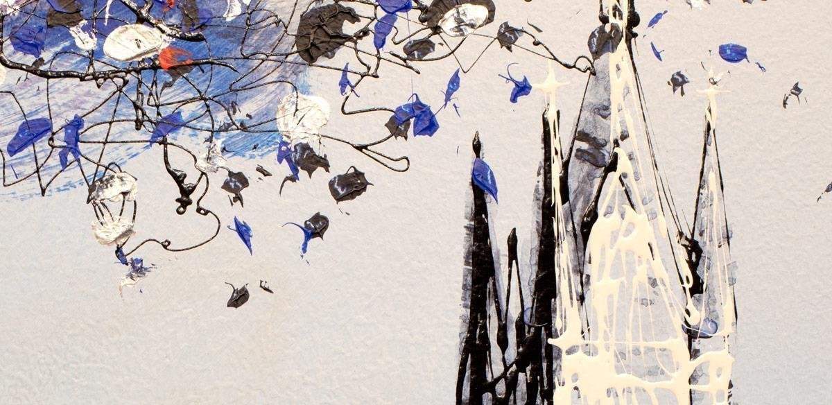 Reflection At Tower Bridge - Original - SOLD by artist Nigel Cooke - Wyecliffe Galleries