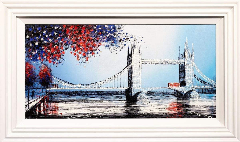 Reflection At Tower Bridge - Original - SOLD by artist Nigel Cooke - Wyecliffe Galleries