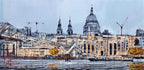 Riverside London - SOLD by artist Nigel Cooke - Wyecliffe Galleries