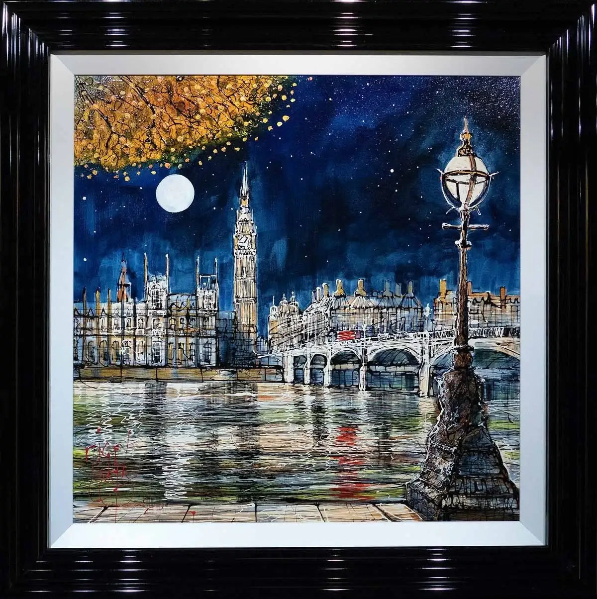 Romantic Riverside - SOLD by artist Nigel Cooke - Wyecliffe Galleries