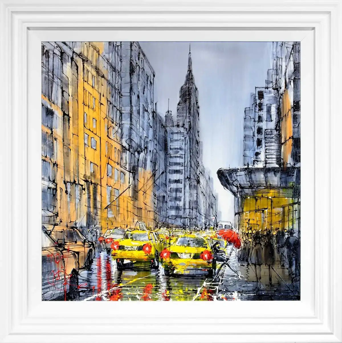 Rush Hour - SOLD by artist Nigel Cooke - Wyecliffe Galleries