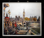 Rush Hour Reflections - SOLD by artist Nigel Cooke - Wyecliffe Galleries