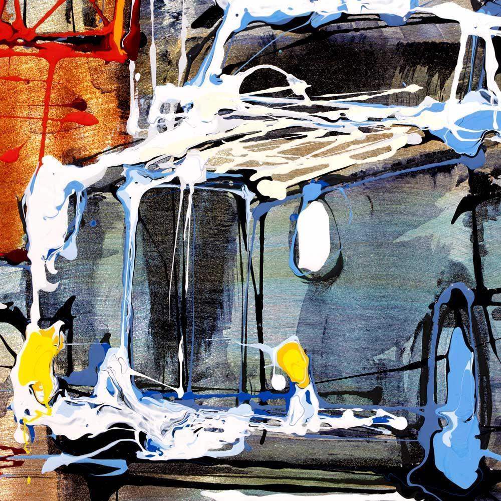 Shining Capital - Original - SOLD by artist Nigel Cooke - Wyecliffe Galleries