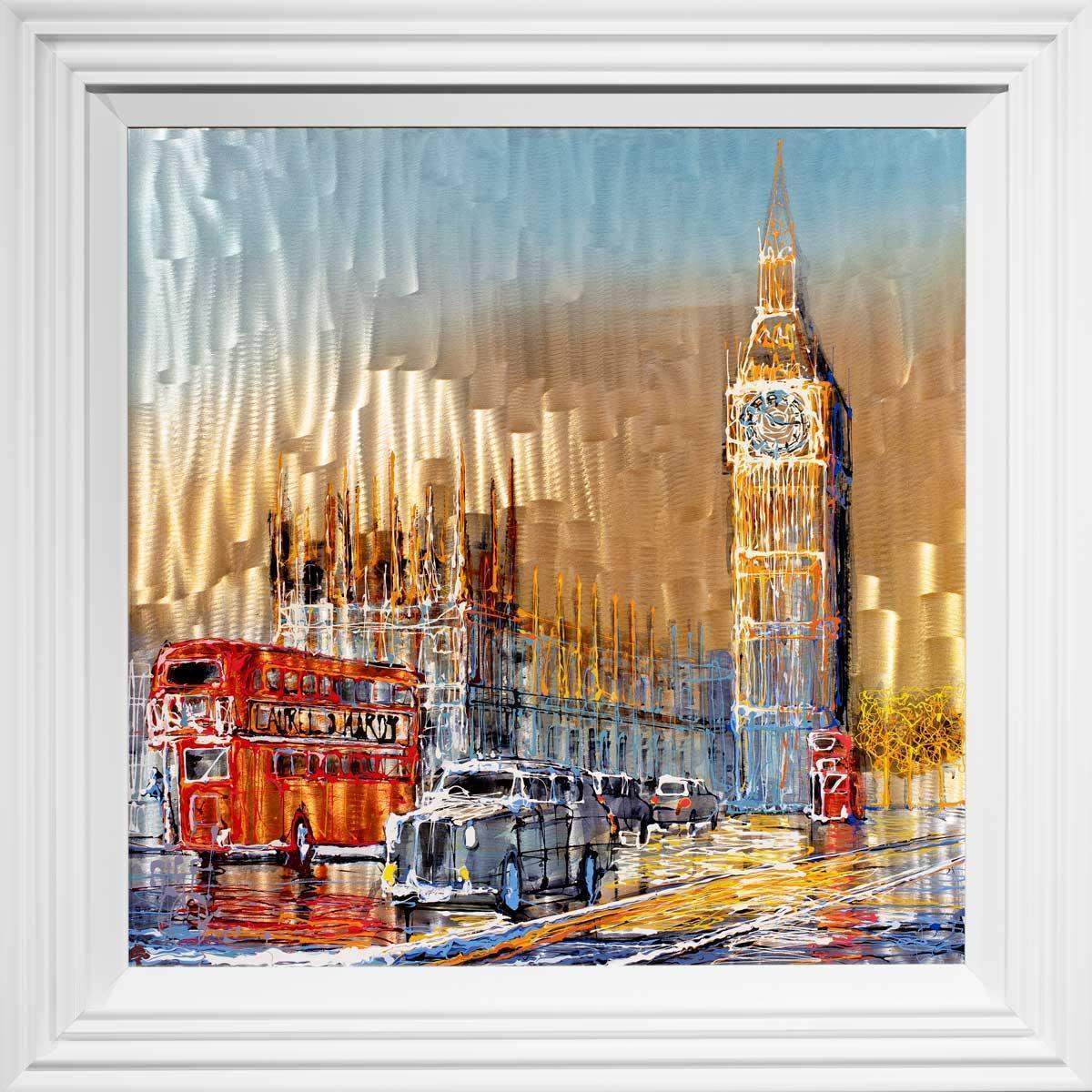 Shining Capital - Original - SOLD by artist Nigel Cooke - Wyecliffe Galleries