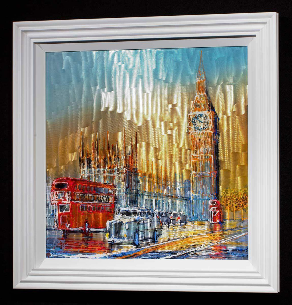 Shining Capital - Original - SOLD by artist Nigel Cooke - Wyecliffe Galleries