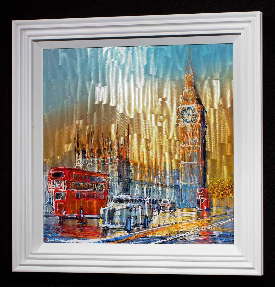 Shining Capital - Original - SOLD by artist Nigel Cooke - Wyecliffe Galleries