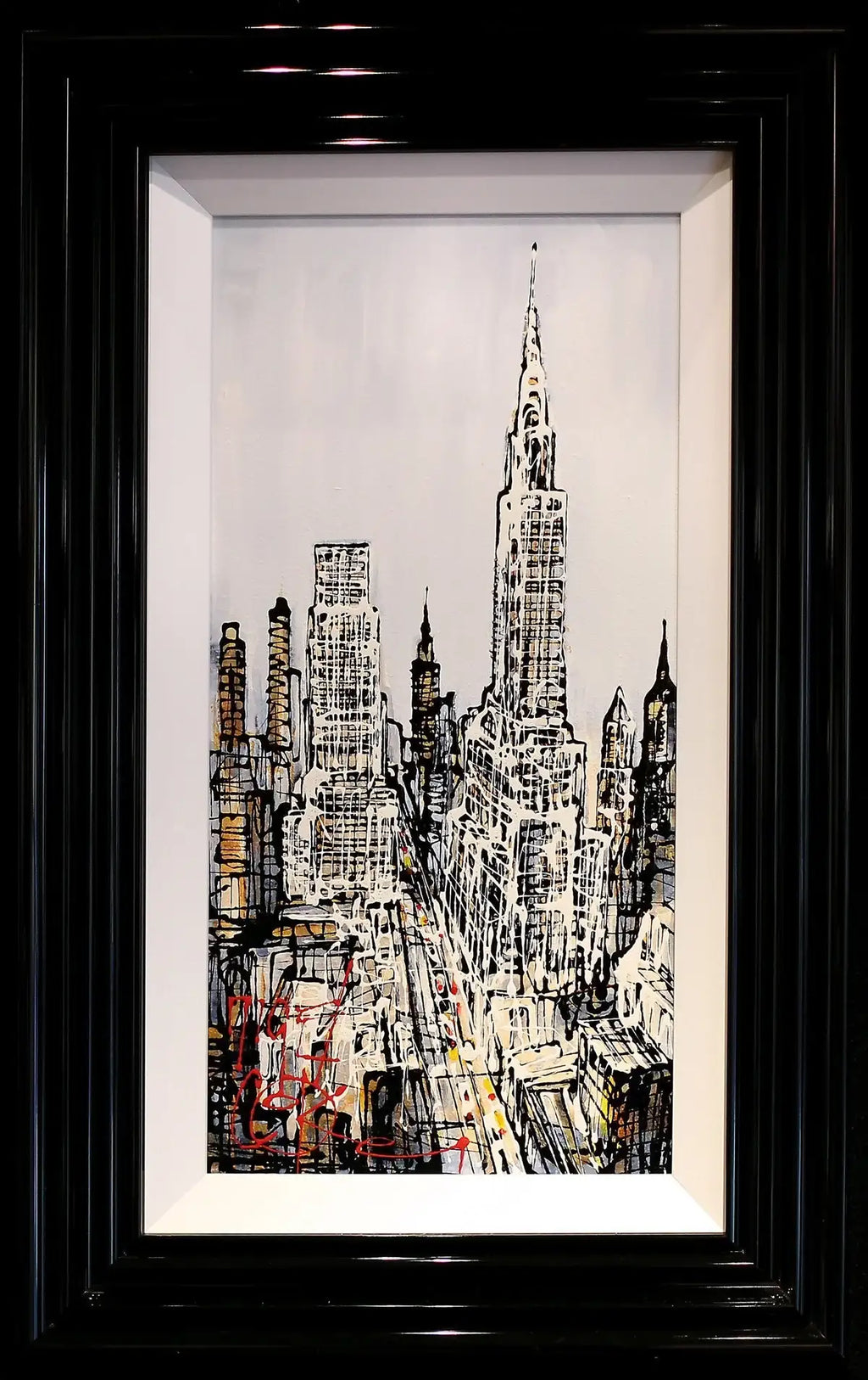 Skyline, NYC - SOLD by artist Nigel Cooke - Wyecliffe Galleries